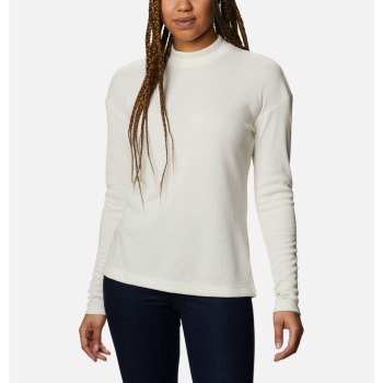 Columbia Pine Street Long Sleeve Knit, Sudaderas Creme Para Mujer | 025893-WZF